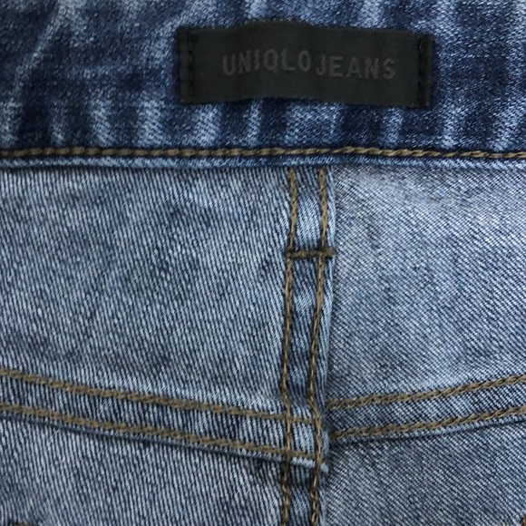 Uniqlo Distressed Skinny Tapered Low Rise Jeans - Picture 8 of 10